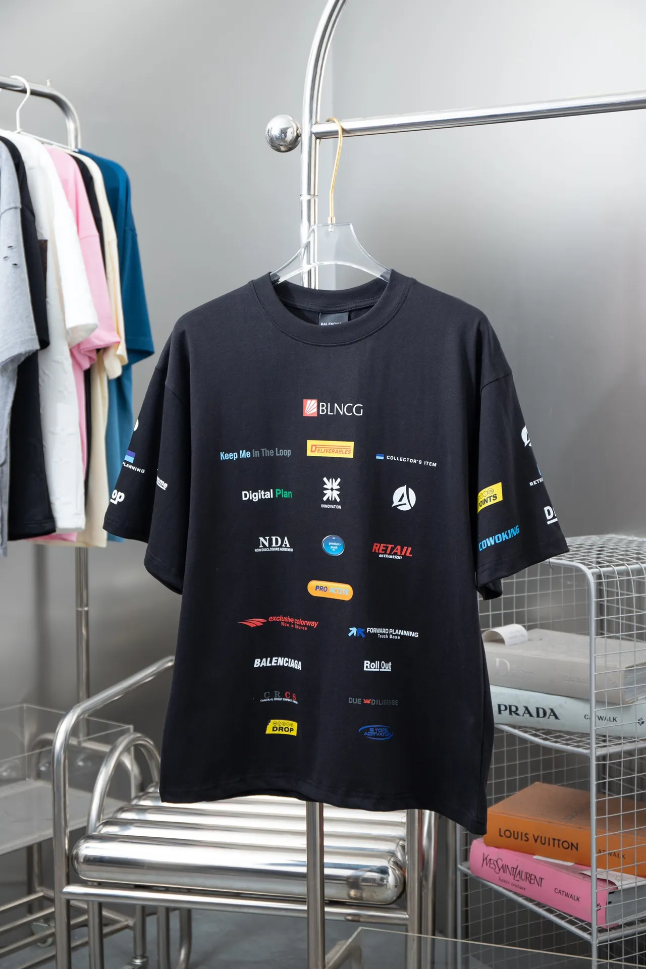 Quality BAL T ， logo ， ， ！ ， ，Classic logo ， ， 290 G OS Versatile S M L XL